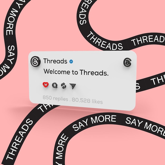 Threads App-Design zum Instagram-Feed