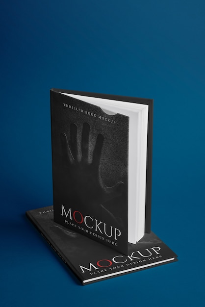 PSD thriller-buchcover-mockup