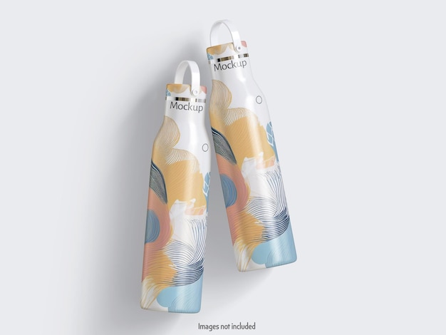 Thumbler-Wasser-Mockup bearbeitbare PSD-Datei für Ihre Designpräsentation