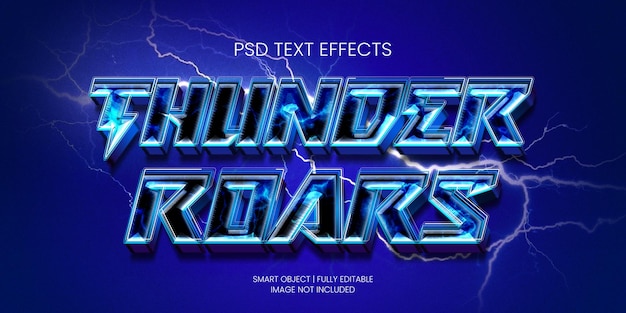 THUNDER ROARS EFFET DE TEXTE