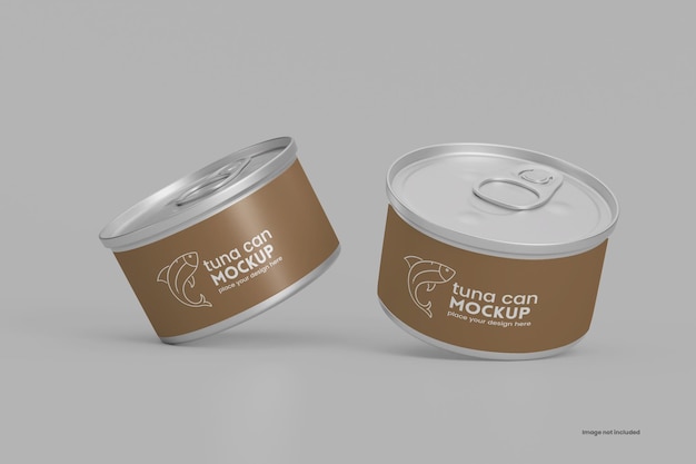 Thunfisch dose mockup