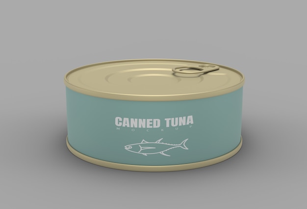 Thunfisch kann 3d-modell rendern