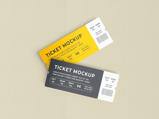 Ticket-Mockup-Design