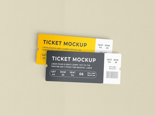 Ticket-Mockup-Design