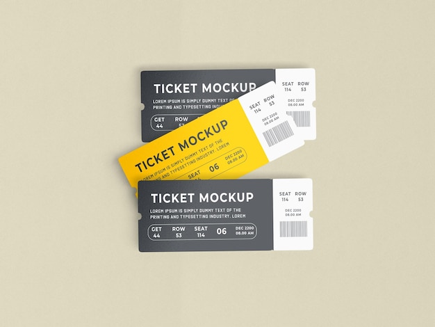 Ticket-Mockup-Design