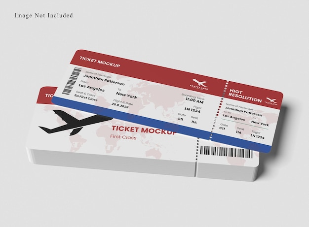 Ticket mockup