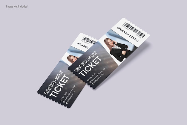 PSD ticket-mockup