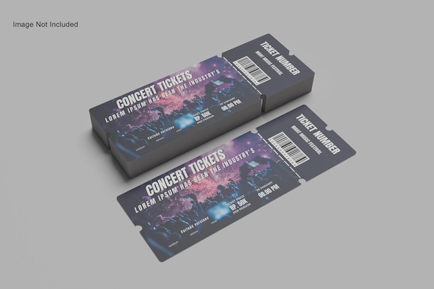 Ticket mockup