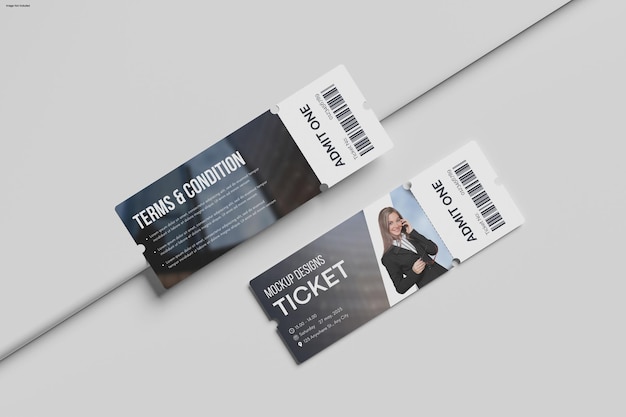 Ticket mockup