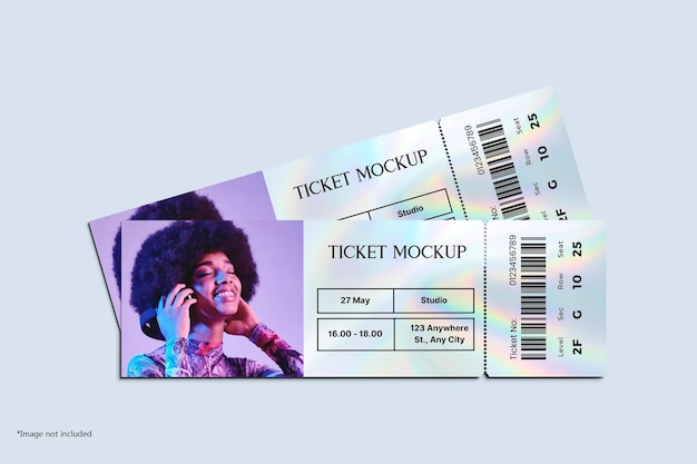 Ticket mockup