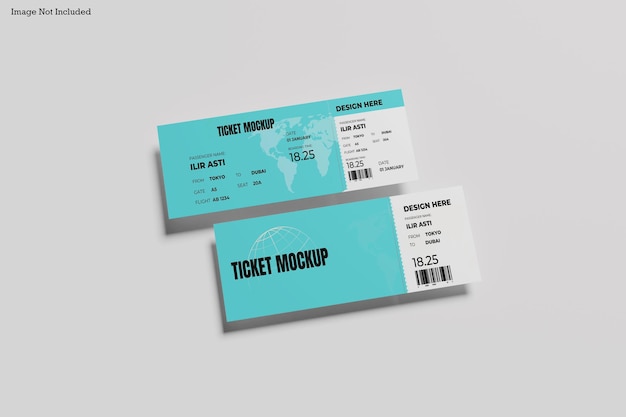 Ticket mockup