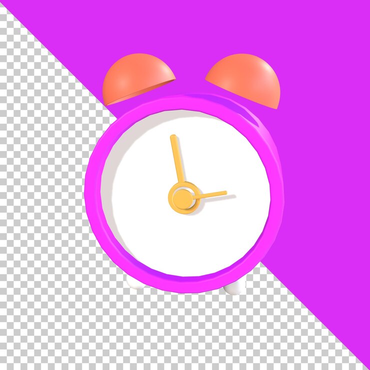 PSD tiempo de ilustración 3d