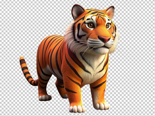 El tigre en 3d.