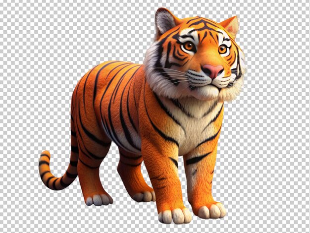 El tigre en 3d.