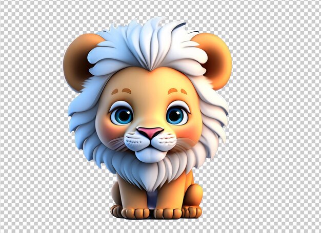 PSD tigre bonito 3d