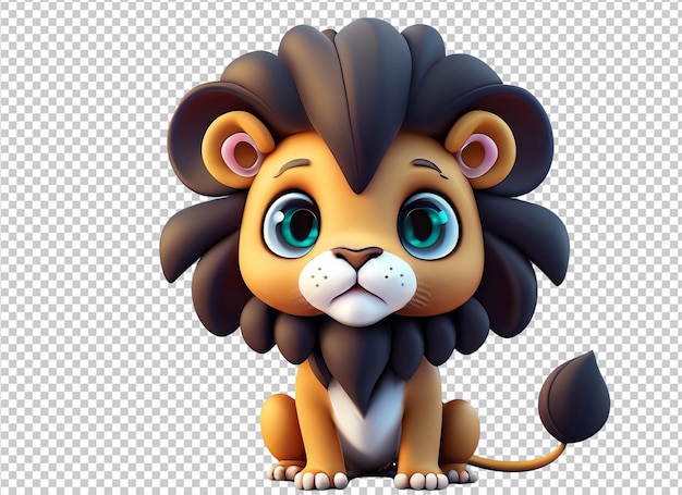 PSD tigre bonito 3d