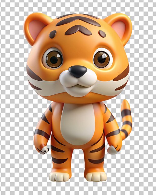 PSD el tigre lindo en 3d