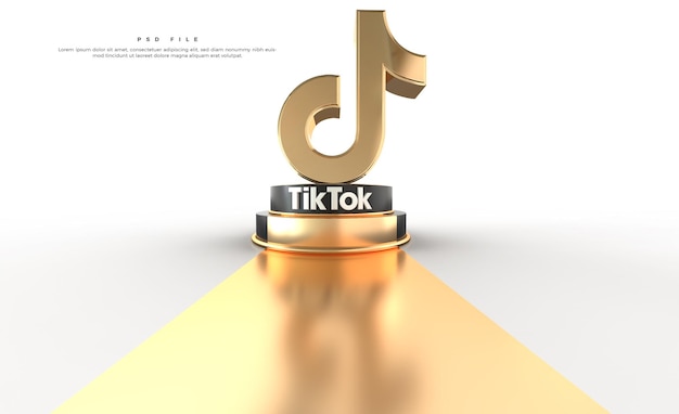 Tiktok-Shop-Logo 3d