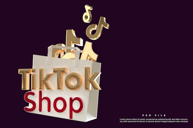 PSD tiktok-shop