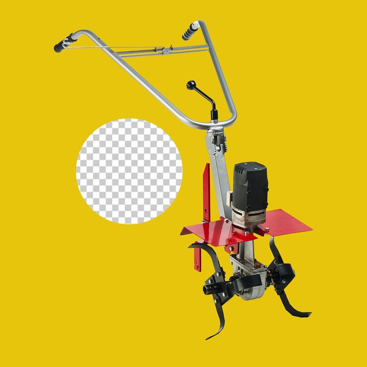 Tiller rotativo rojo