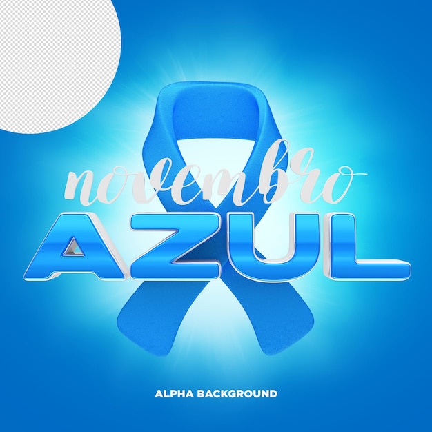Timbre de 3 de Novembro Azul