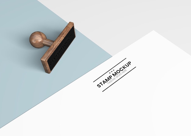 Timbro di gomma Mockup