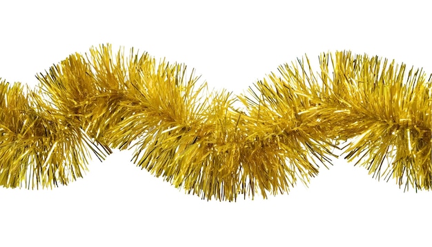 PSD tinsel de oro de navidad