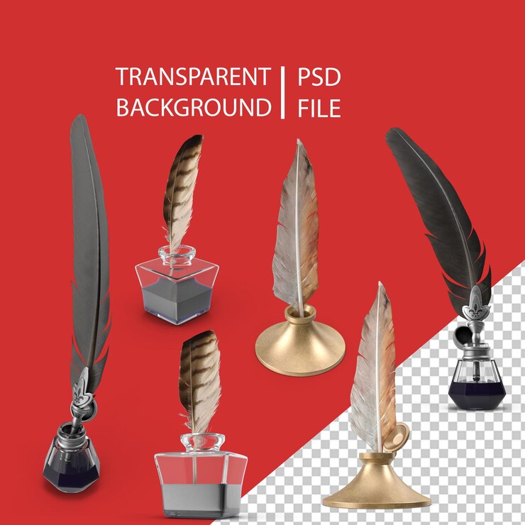 PSD tintenfass png