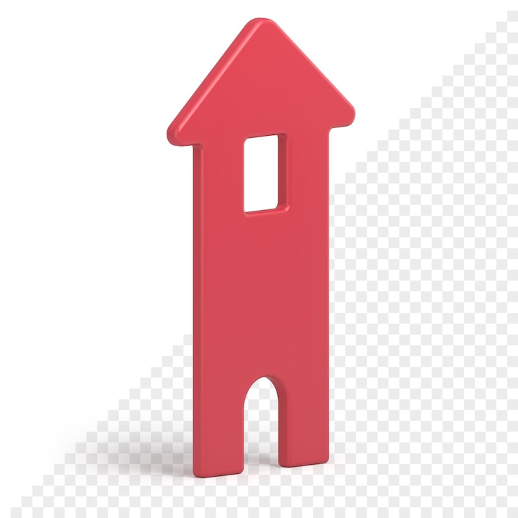 PSD tiny house spielzeug 3d-symbol