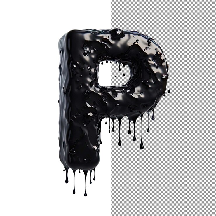 PSD tipografía dimensional letra 3d aislada en fondo png