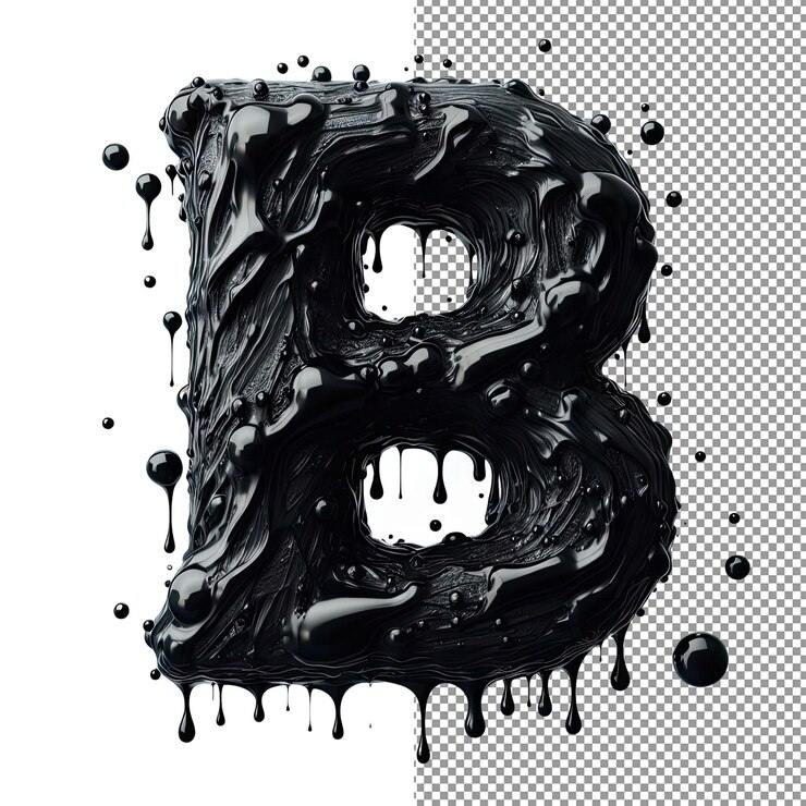 PSD tipografía dimensional letra 3d aislada sobre fondo png