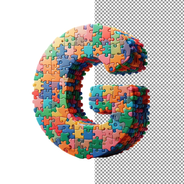PSD tipografía dimensional y letra 3d aislada