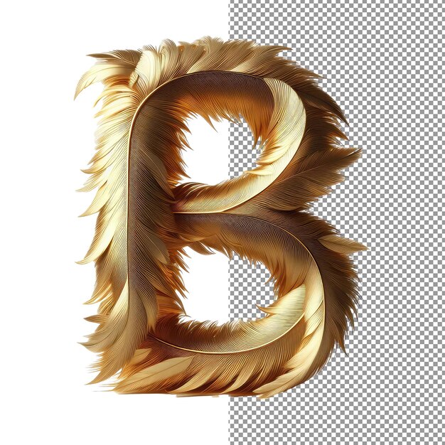 PSD tipografía dimensional de letras 3d aisladas