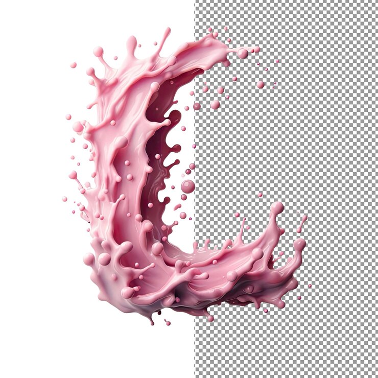 PSD tipografía elegancia letra 3d aislada en fondo png.