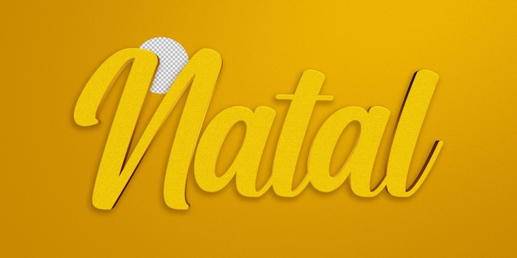 PSD tipografia natale