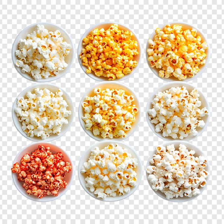 PSD tipos variados de pasta en cuencos fotografía culinaria de alimentos para sitios web y envases