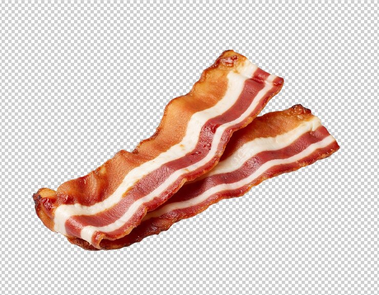 PSD las tiras de tocino crujientes