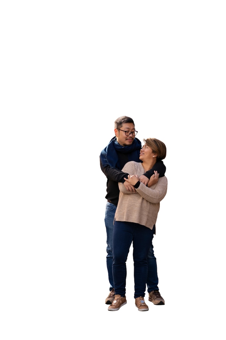 PSD tiro completo lindo casal passando tempo juntos