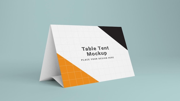 Tisch-Zelt-Mockup perfekt für Veranstaltungen, Werbung und Branding