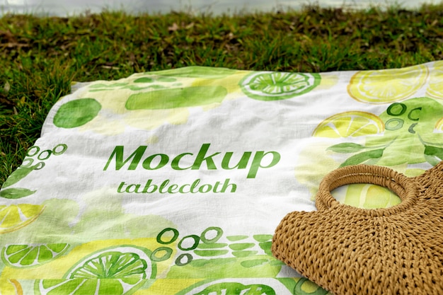 Tischdeckentextil für Picknick auf dem Boden
