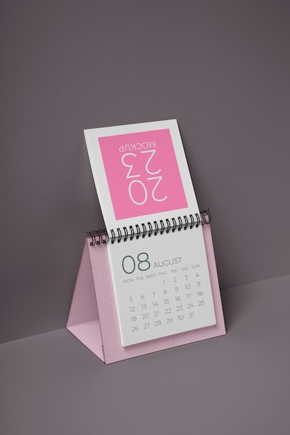 PSD tischkalender mockup design