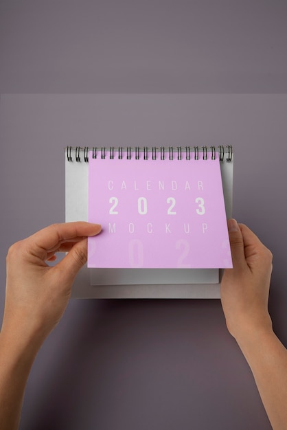 PSD tischkalender mockup design