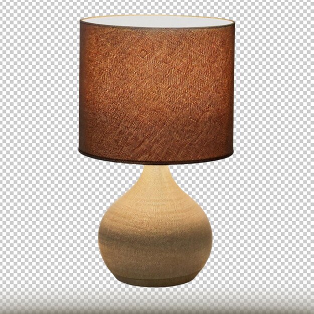 Tischlampe, isoliert auf durchsichtigem Hintergrund