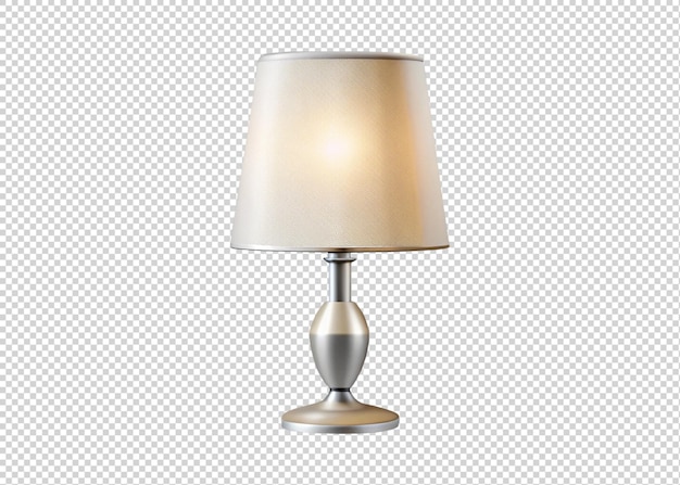 Tischlampe, isoliert auf einem durchsichtigen Hintergrund