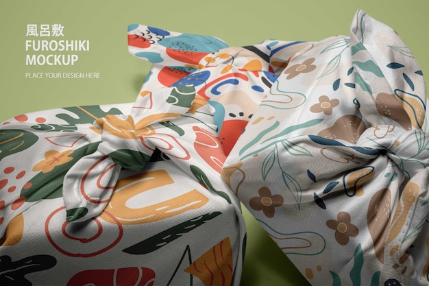Tissu d'emballage traditionnel de furoshiki