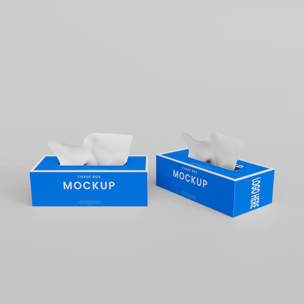 Tissue box mockup