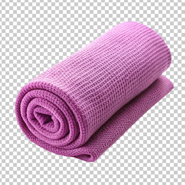 PSD toalha de ioga fundo transparente