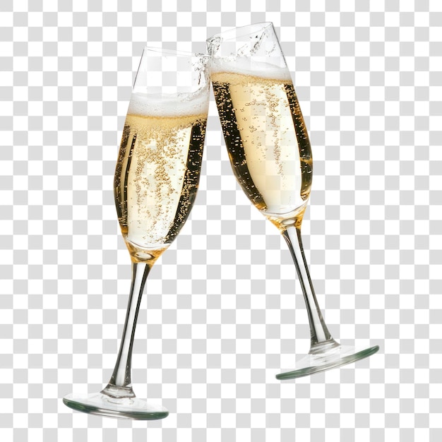 Toast de célébration de la PNG avec champagne boisson boisson vin