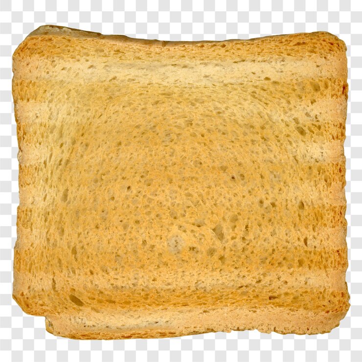 PSD toast di biscotti trasparenti