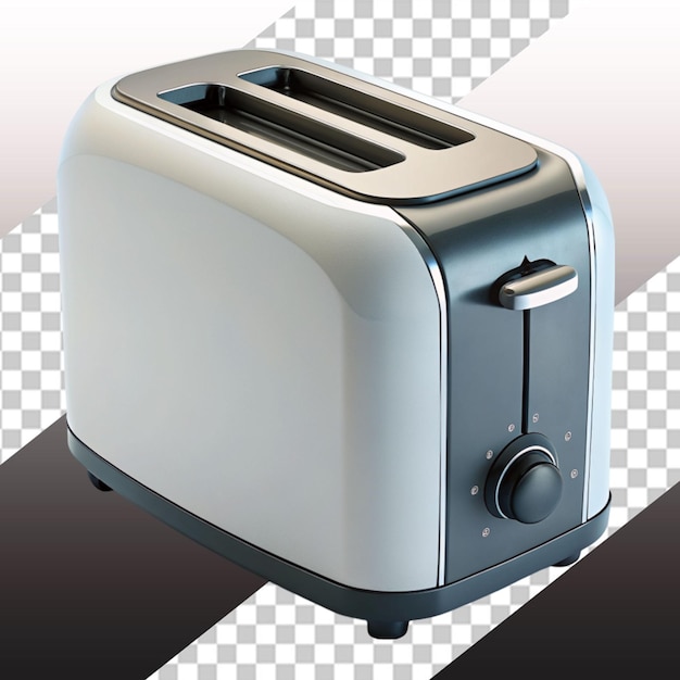PSD toaster elétrico aparelho de cozinha ícone isolado ilustração de renderização 3d